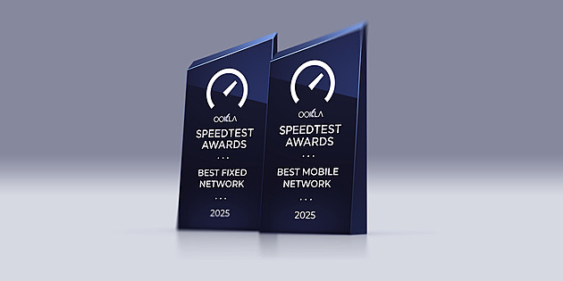 Zákazníci rozhodli o nejrychlejším internetu v Česku. Operátor má trofeje