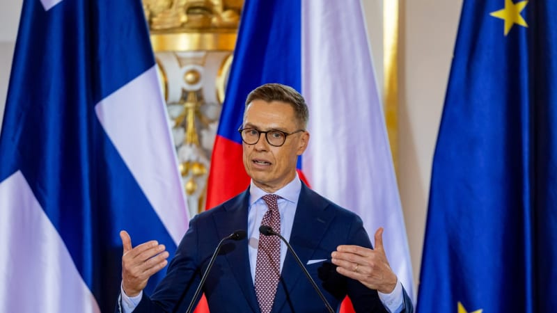 Finský prezident v Praze: Světový řád se mění. EU by se měla rozšířit o Ukrajinu či Brity