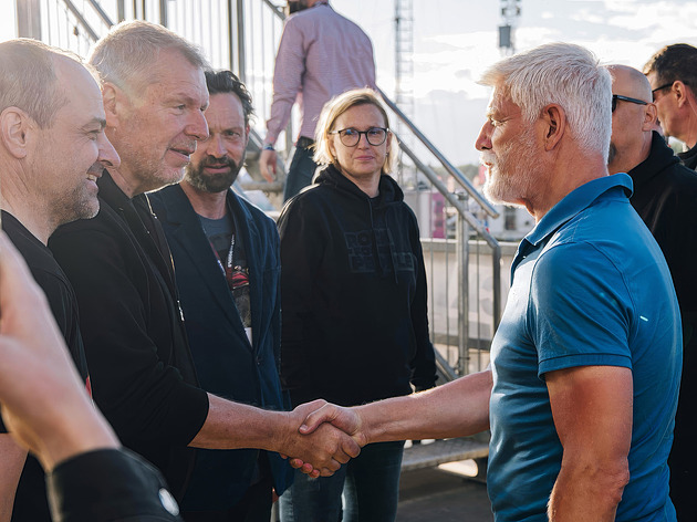 Prezident Pavel zavítal na Rock for People. Nenechal si ujít koncert Iron Maiden